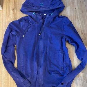Lululemon Purple Zip-Up Hoodie